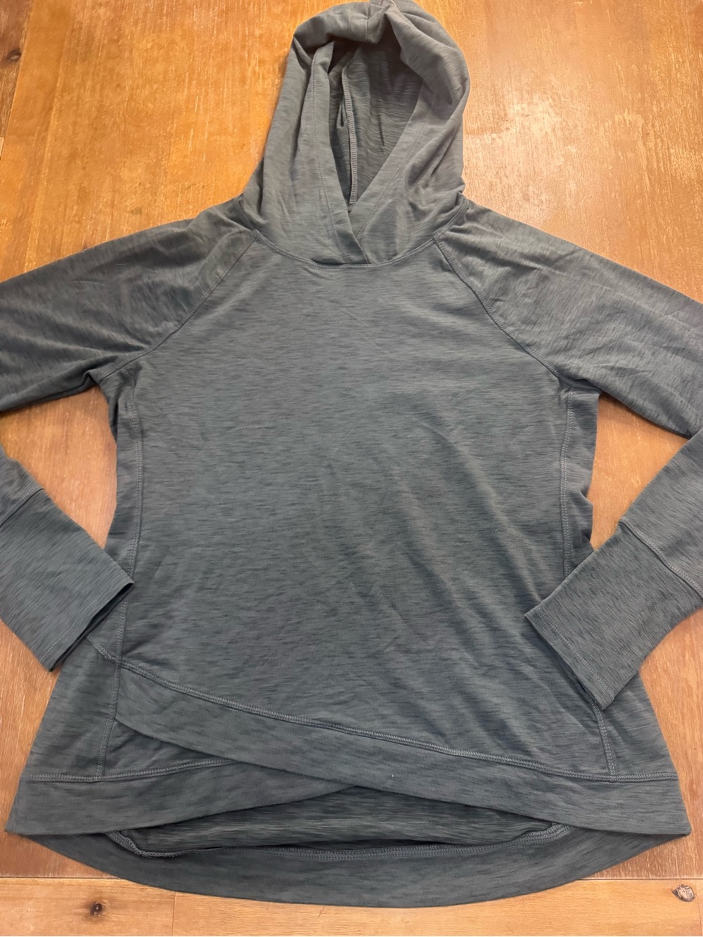 Apana Women’s Gray Hooded Pullover Top